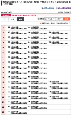 新祝園バス59系統