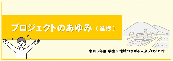 令和6年度プロジェクトのあゆみイメージ画像