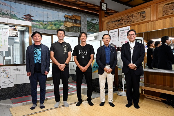 西脇知事と行き活きトークに出席する知事