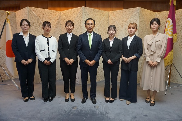 第15回京都ウィメンズベース人材育成交流事業に出席する知事