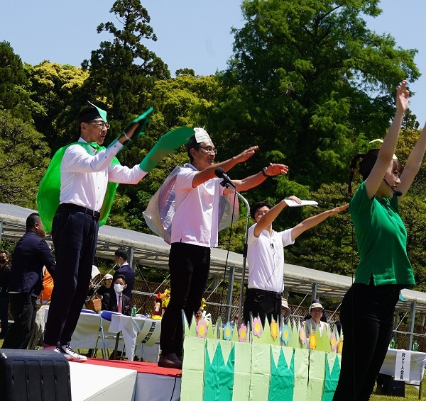 第62回京都府私立幼稚園園児大会（中央園児大会）に出席する知事