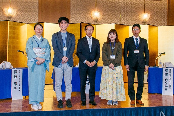 令和7年度「京都老舗の会」総会・公開座談会に出席する知事