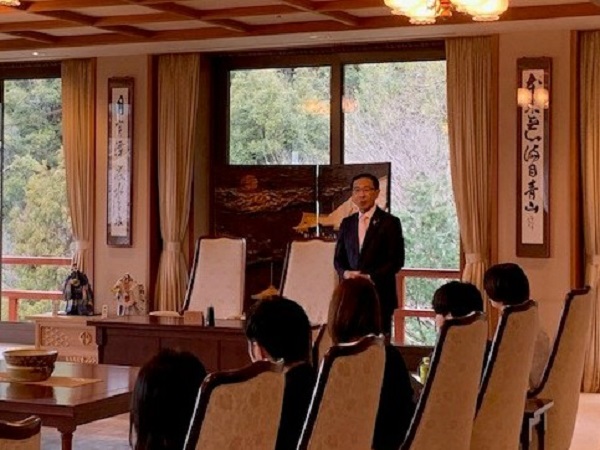 「京の都恋プロジェクトin清水寺」に出席する知事