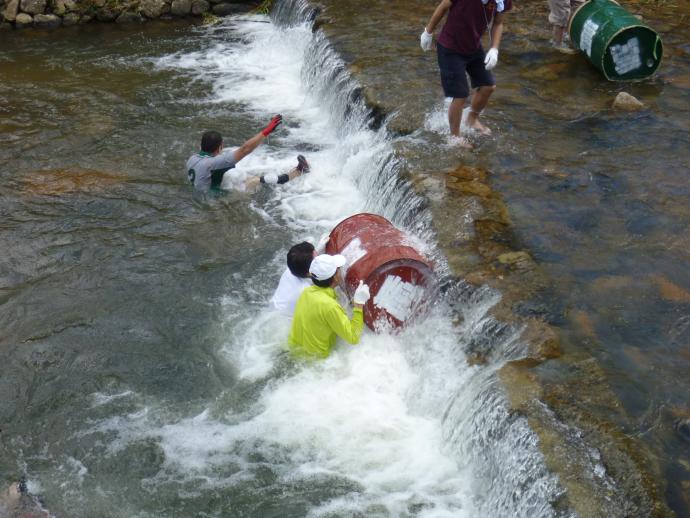 平成27年度ドラム缶レースの写真その五