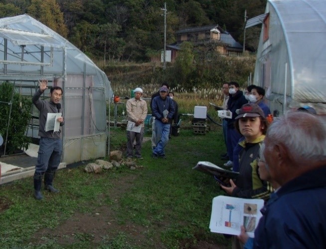 会場ほ場の生産者が実施した排水対策を紹介