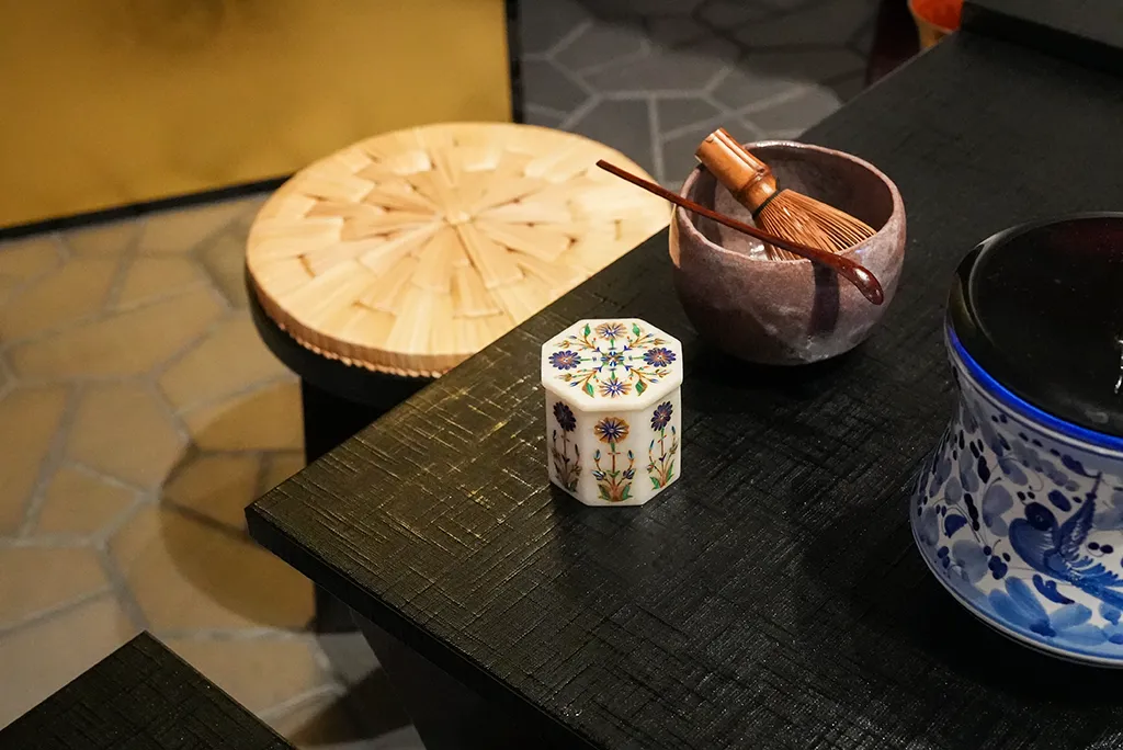 お茶席の様子