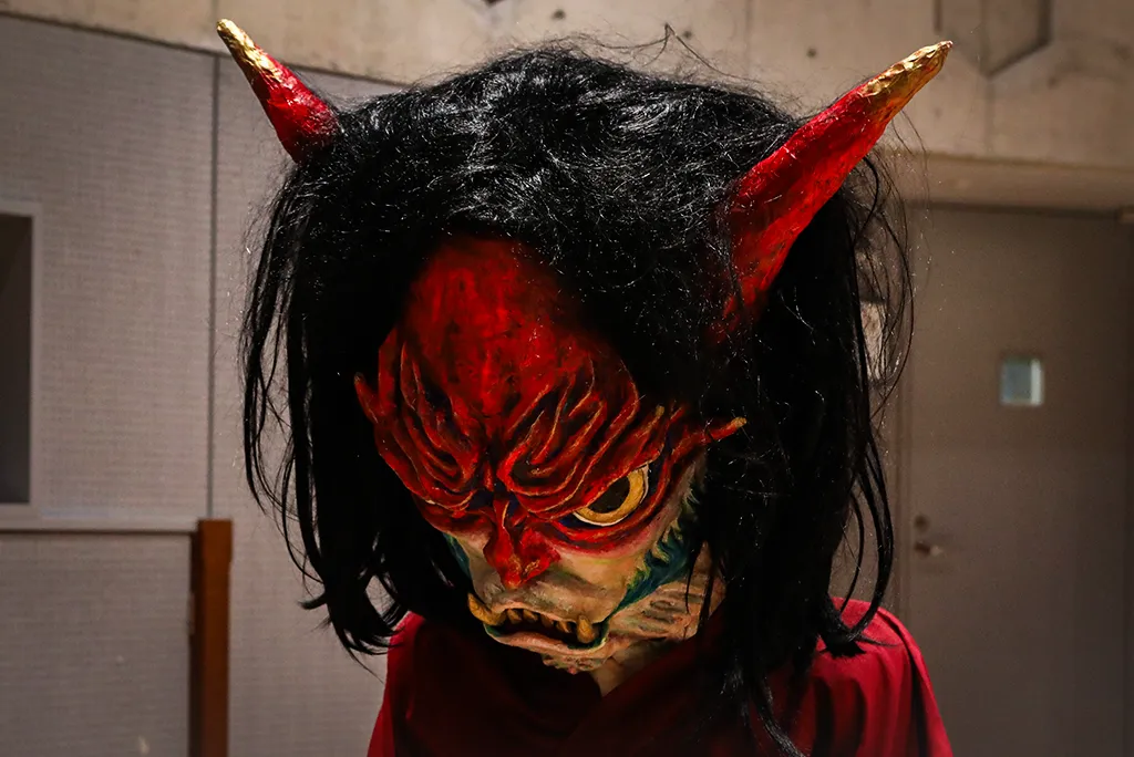 被り物の写真