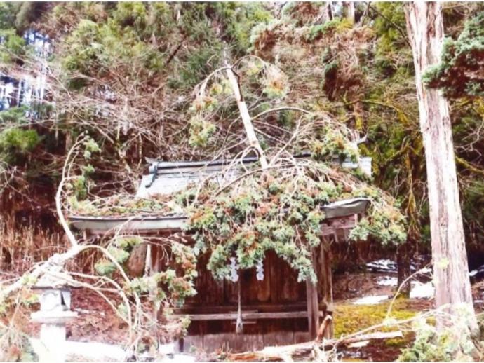 室尾谷神社修理前