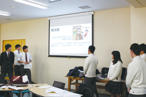 議員活動について 立命館宇治高等学校