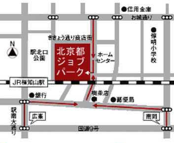 北京都ジョブパーク地図