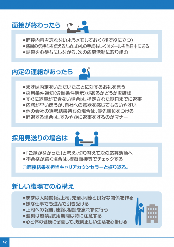 就職活動のポイント集12