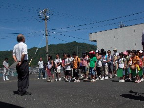 4施設を代表して海洋センター所長から挨拶しました