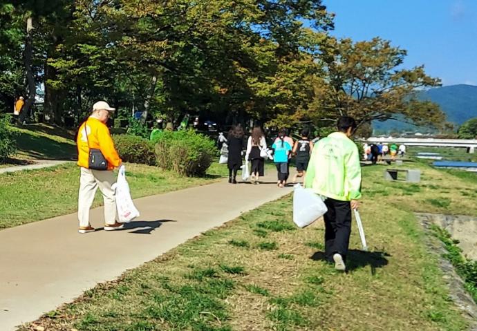 クリーンハイク中