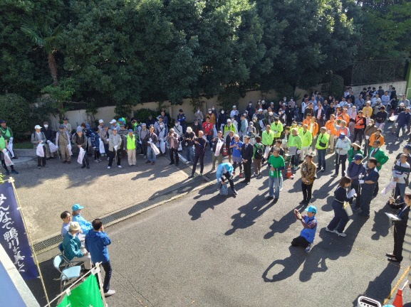 第4回鴨川定例クリーンハイク集合時