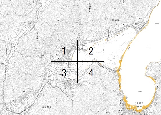 与謝野町図郭割図