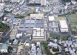 宇治浄水場の空撮写真