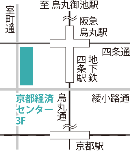 クリエイティブセンターまでの地図