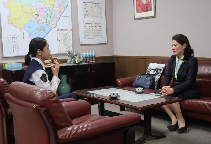 080206向日町警察署視察