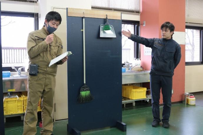 C班の発表の様子