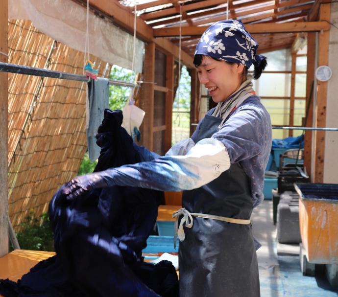 ほづ藍工房　社員さんの声