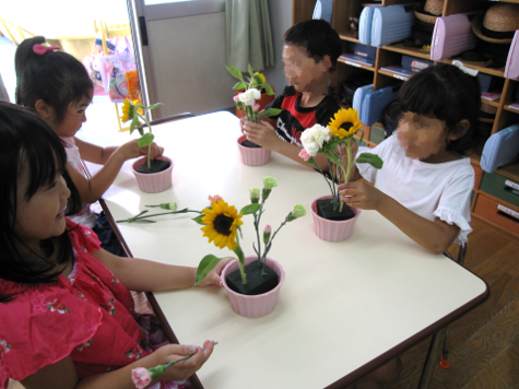 保育園における花育活動