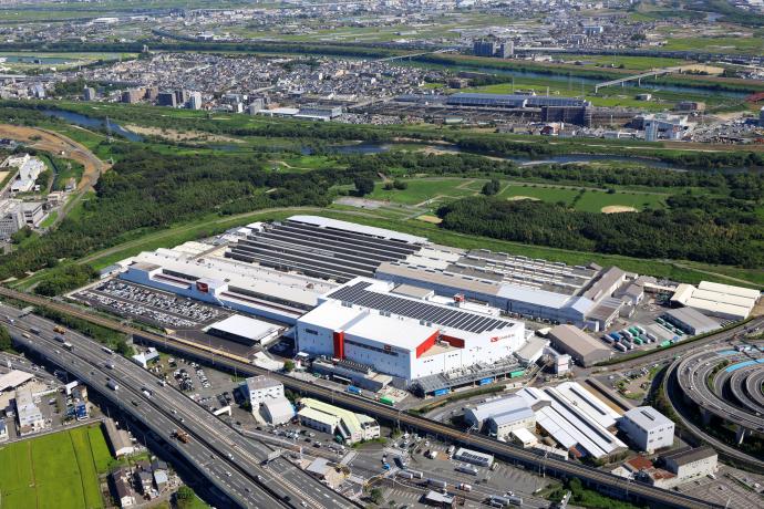 ダイハツ工業株式会社京都工場の全景風景