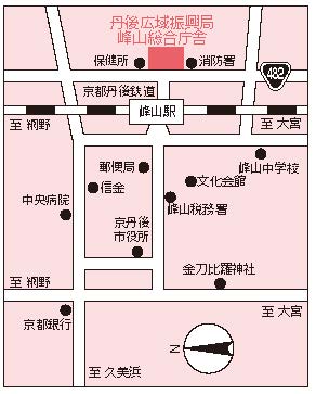 丹後広域振興局地図