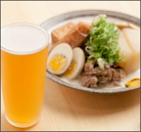 ビールとお料理