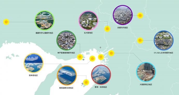 関西イノベ特区全体マップ