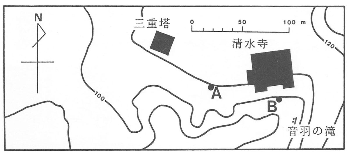 応挙図「清水寺」の視点