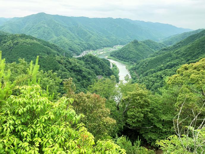 平等石からの眺望