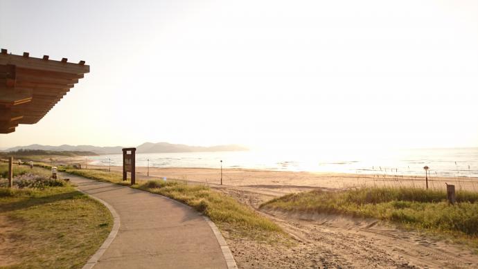 夕日が浦の遊歩道