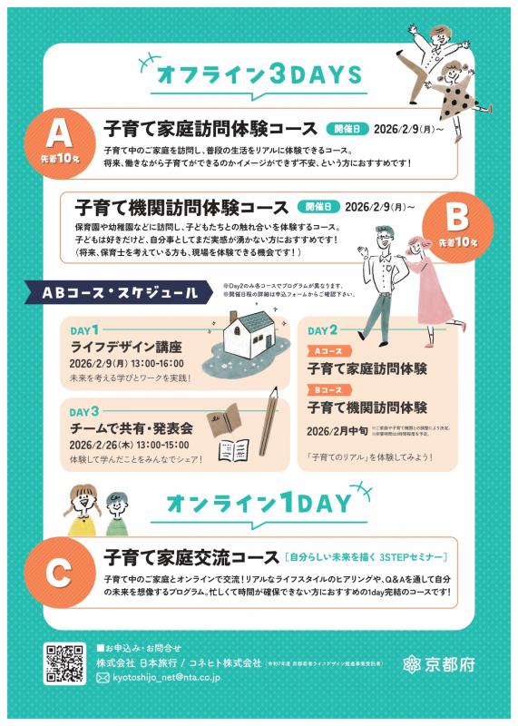 両立体験チラシ（2月実施分・裏）