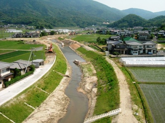 福田橋上流方面