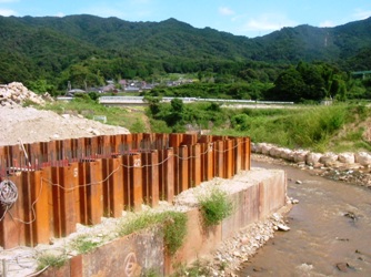 今福川合流地点2009年夏