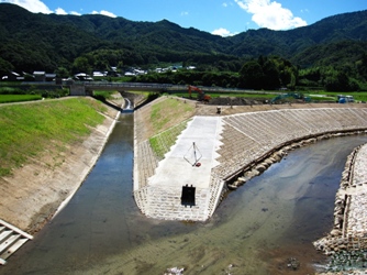 今福川合流地点2010年夏