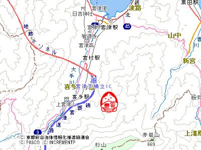 景観資産今福の滝位置図