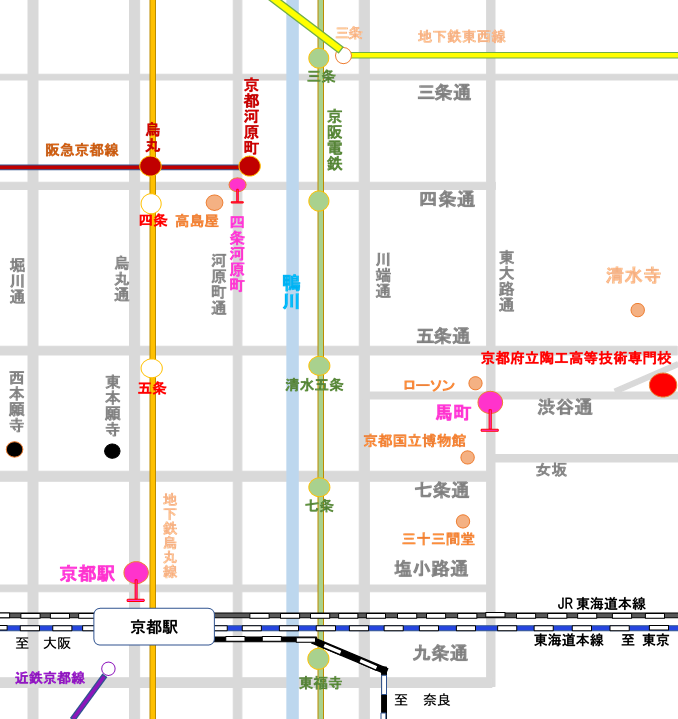 陶工専門校地図