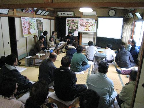 下大久保地区での学習会の様子